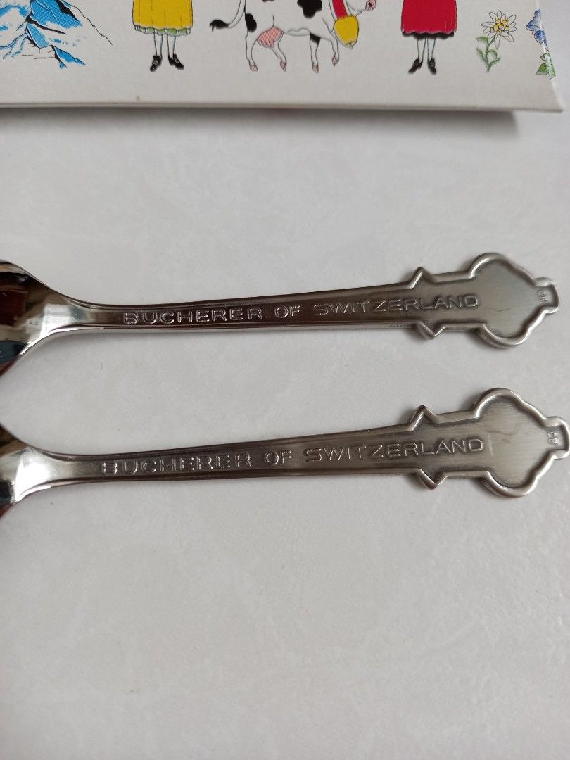 Rolex Bucherer Switzerland Tea Spoon Set Hobbies Toys Memorabilia Collectibles Vintage Collectibles on Carousell