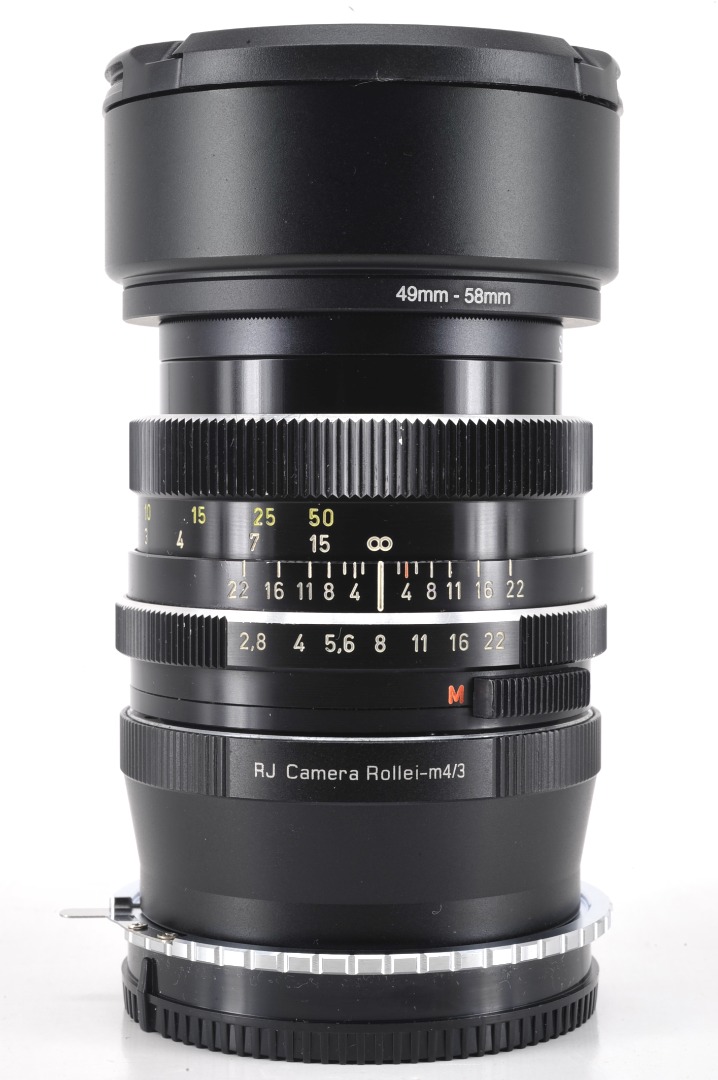 ROLLEI QBM MOUNT CARL ZEISS SONNAR 85mm F2.8 LENS "MINT CONDITION"with
