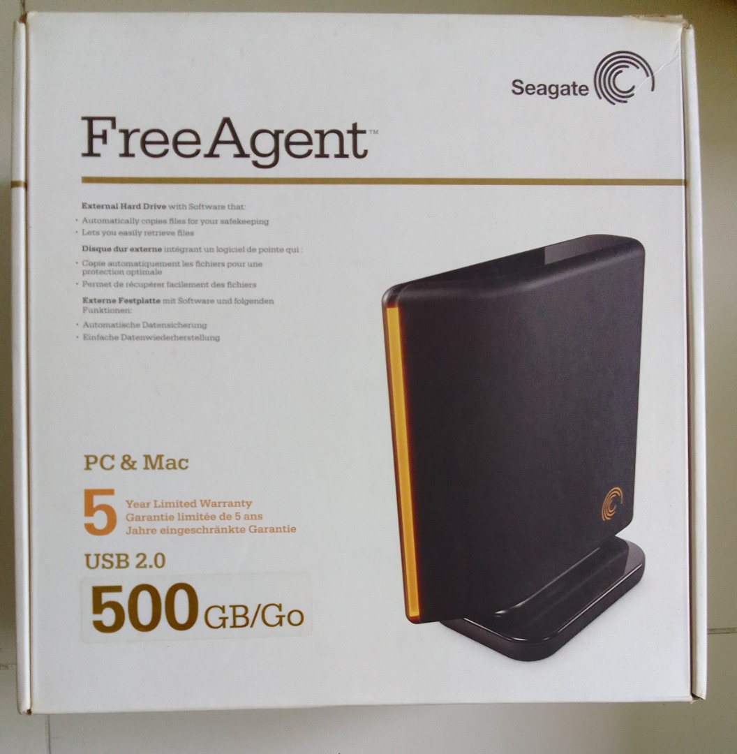 Seagate 500GB external hard drive, Computers & Tech, Parts