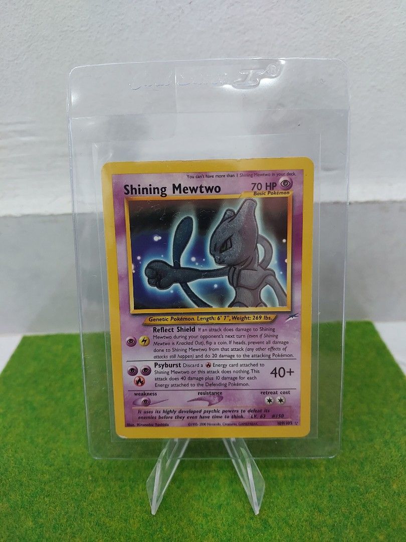  Pokemon - Shining Mewtwo (109) - Neo Destiny - Holo : Toys &  Games