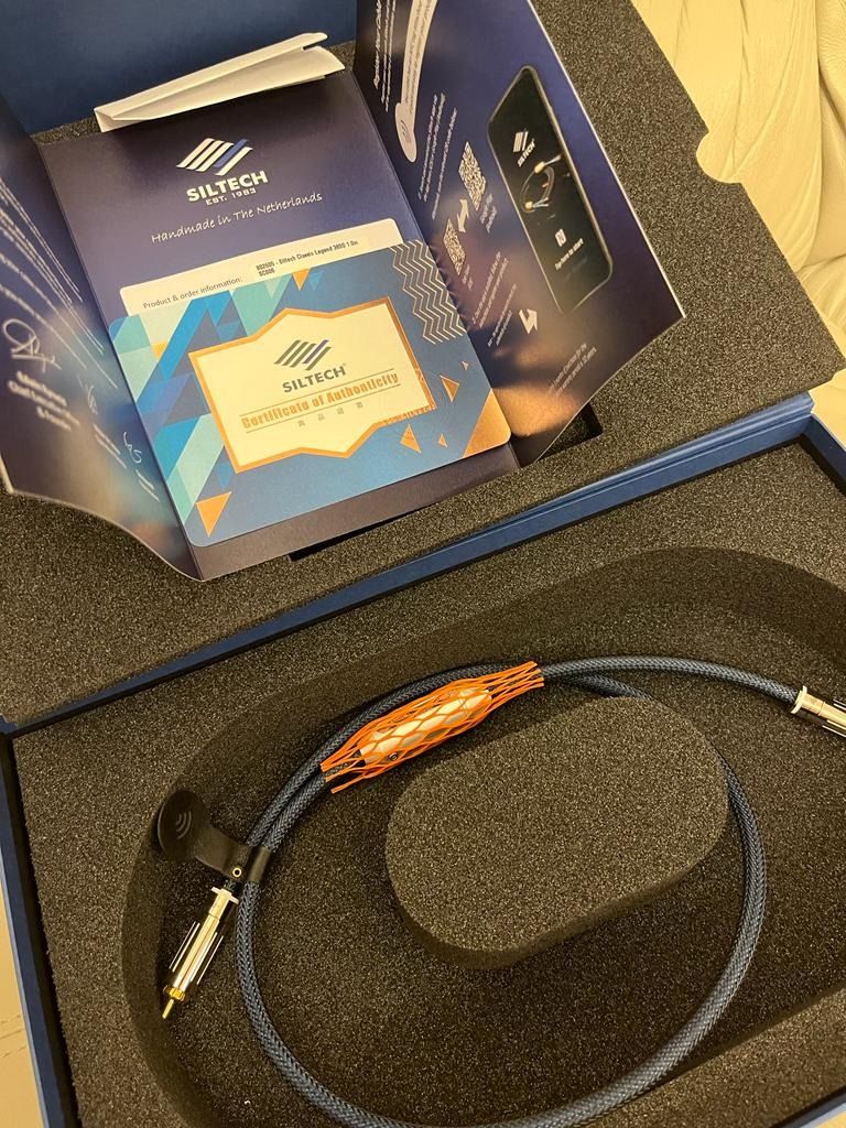 siltech classic legend 380d 同軸數碼線 (1m), 音響器材, Soundbar、揚聲器、藍牙喇叭、耳擴 ...