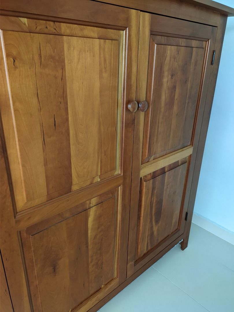 Solid Cherry Wood Sideboard Cupboard Shelf (Made in USA