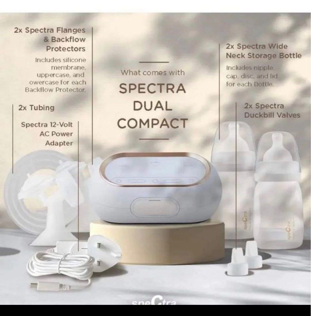 SPECTRA DUAL COMPACT WITH HANDS FREE CUP, Babies & Kids, Nursing