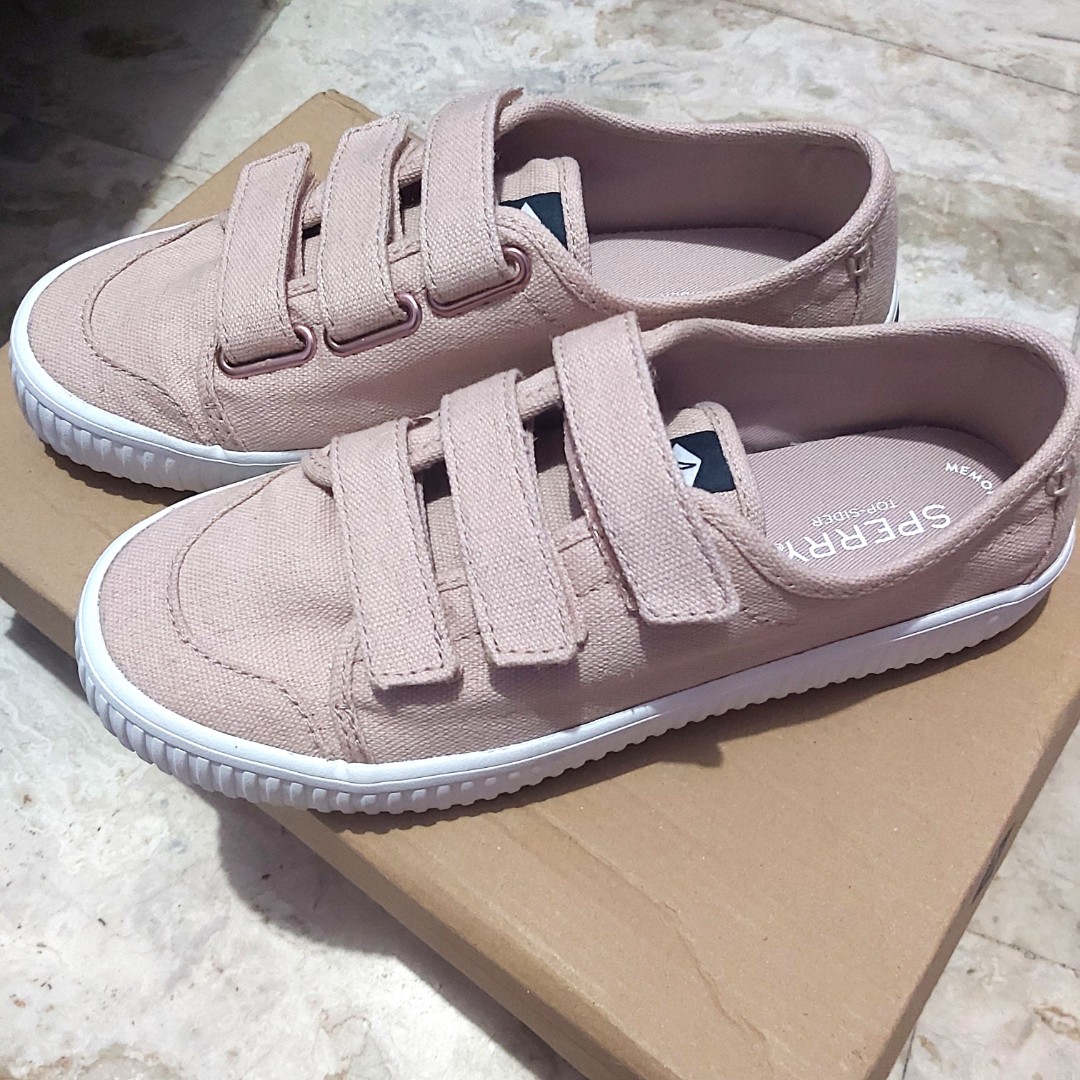 Sperry crest outlet velcro creeper sneakers