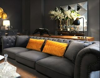 SSF 3 SEATER TUFTED SOFA