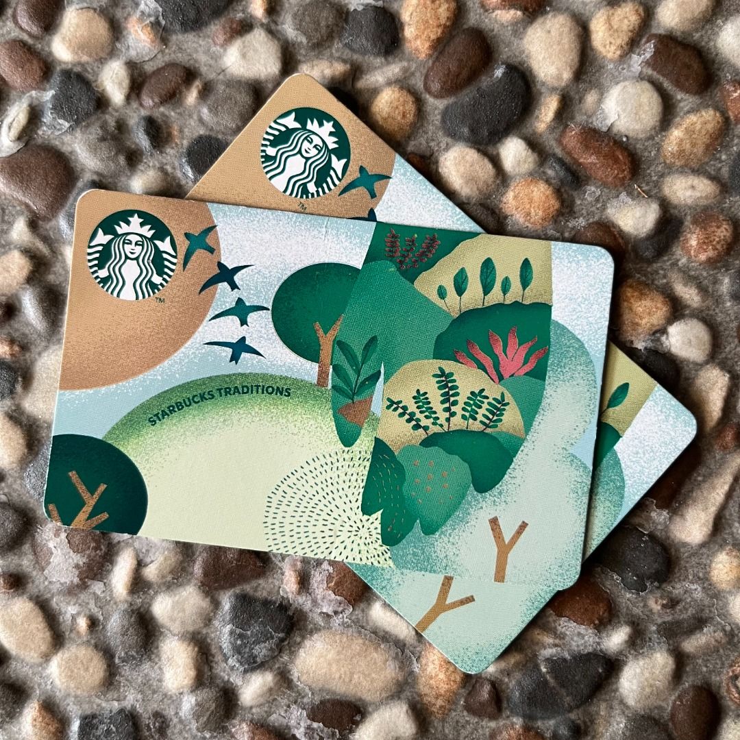 Starbucks Traditions 2023 QR Promo Cards with Complete 18/18 eStickers