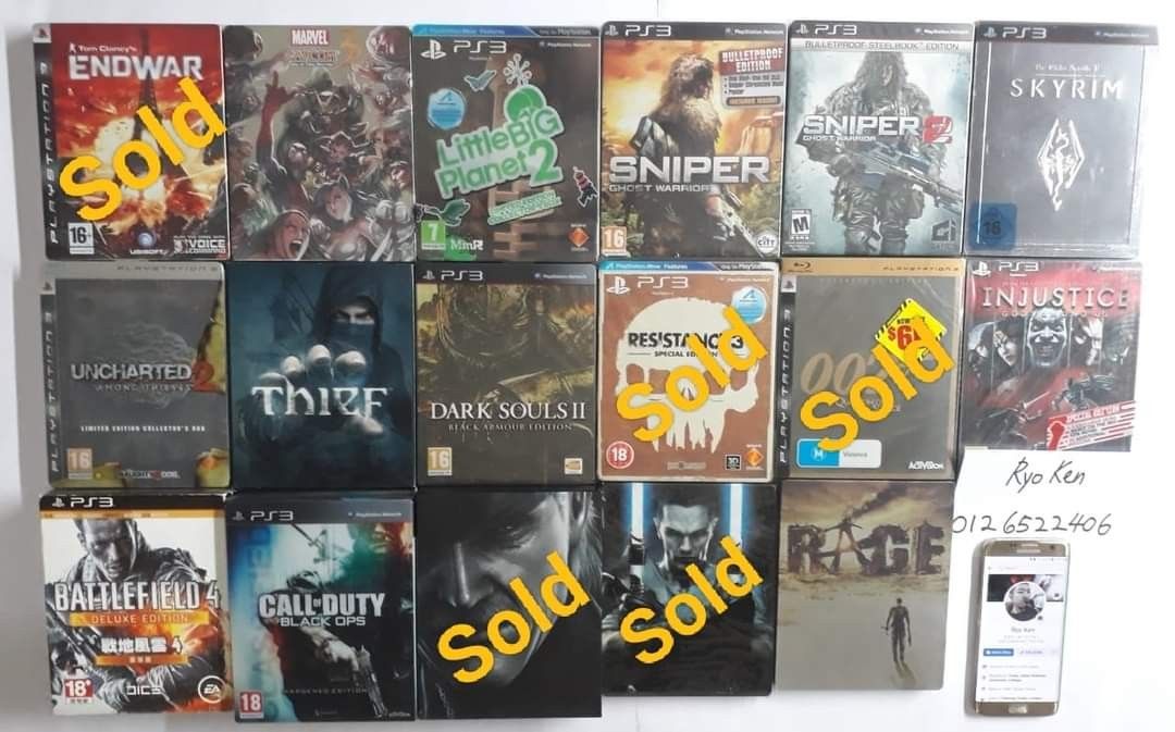 Steelbook ,steelcase 2023/1/1, Video Gaming, Video Games, PlayStation on Carousell