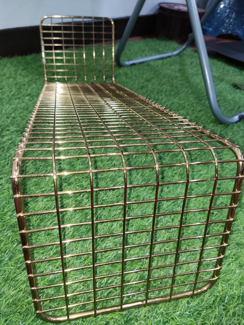 Svenshult Ikea Shelf (Gold), Furniture & Home Living, Home Improvement