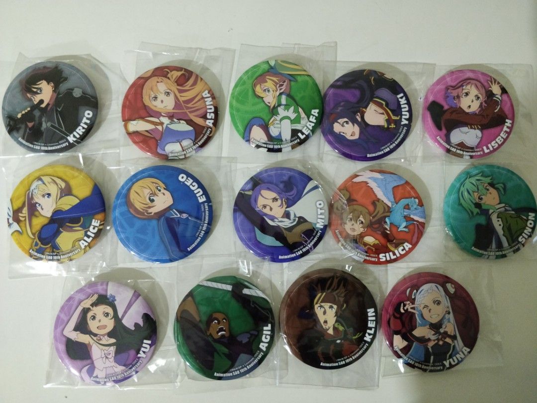 Sao Sticker Sword Art Online (SAO) Animation 10th Anniversary FULLDIVE Merchandise ...
