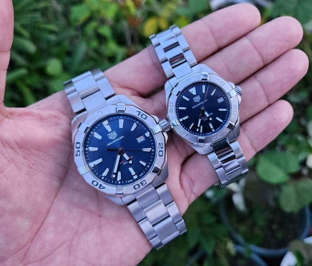 Tag Heuer Aquaracer His and Hers Blue Dial Luxury Watches on