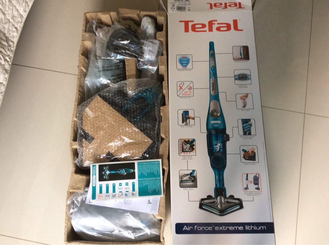 TEFAL AIR FORCE EXTREME LITHIUM 18V, Furniture & Home Living, Cleaning ...