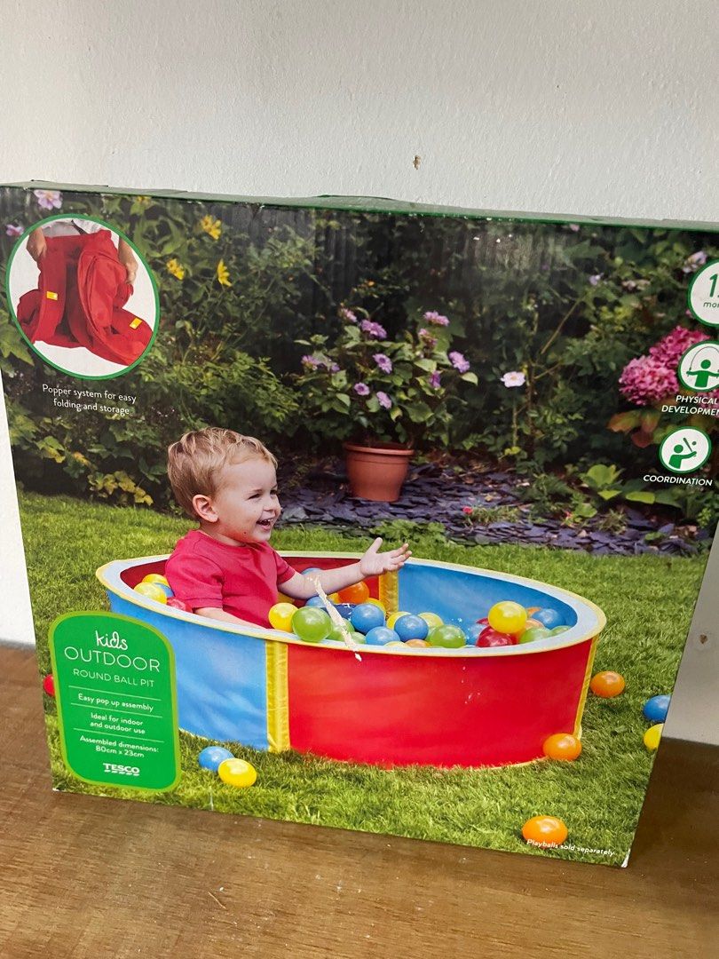 Tesco UK Round Ball Pit, Hobbies & Toys, Toys & Games on Carousell