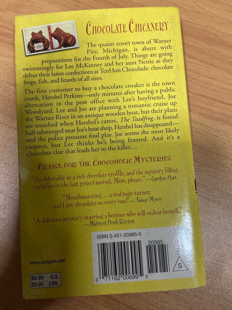 The Chocolate Frog FrameUp by Joanna Carl, Hobbies & Toys, Books