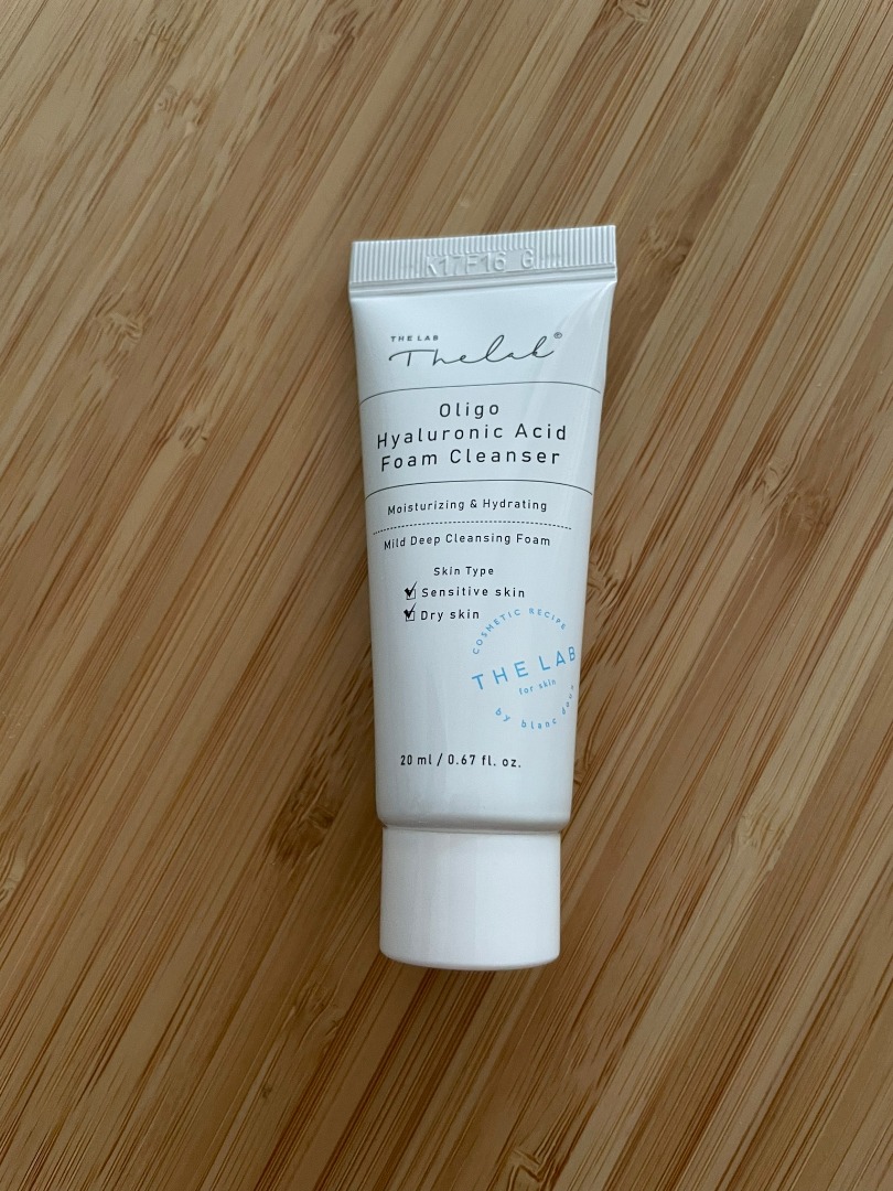 THE LAB by blanc doux Travel Sized Oligo Hyaluronic Acid Foam Cleanser