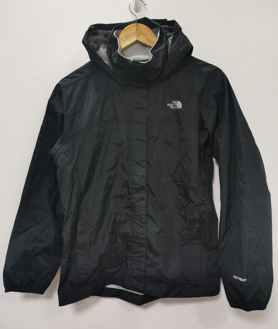 The North Face Hyvent Dot Pattern Padded Mountain Parka, Shell Jacket, Puffer Jacket, Women's XL polyester black type Vintage Second Hand