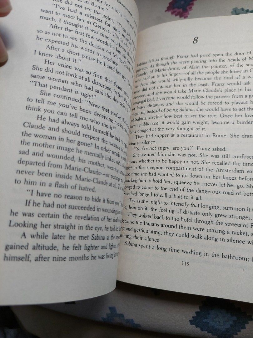 The unbearable lightness of being promo book