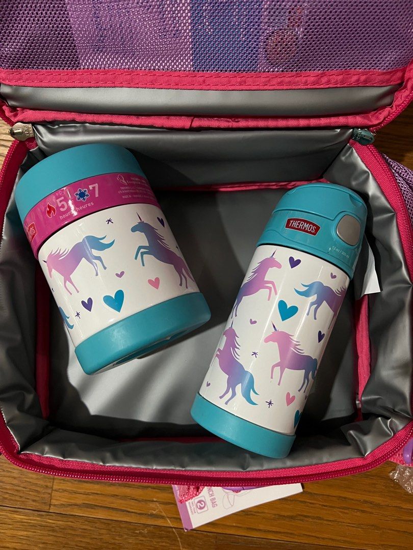 Thermos Funtainer Unicorn Bottle & Food Jar, Babies & Kids, Nursing