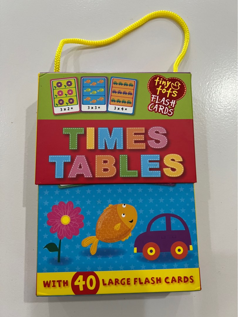 times-table-flash-cards-hobbies-toys-toys-games-on-carousell