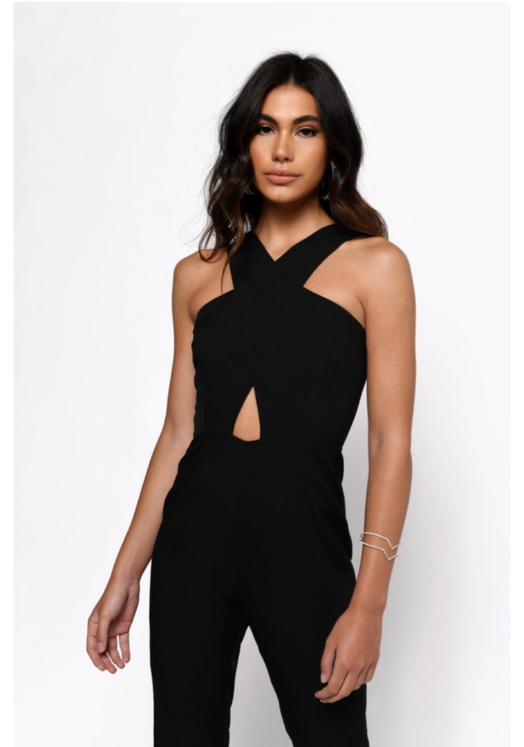 Tobi black jumpsuit new arrivals