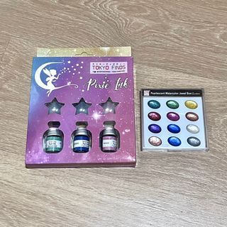 Tokyo Finds Pixie Ink + Zig Pearlescent Glitter 12s WaterColor