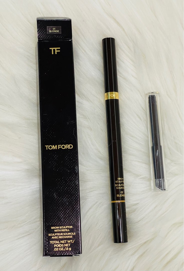 TOM FORD BROW SCULPTOR WITH REFILL 01 BLONDE, Beauty & Personal Care, Face,  Makeup on Carousell
