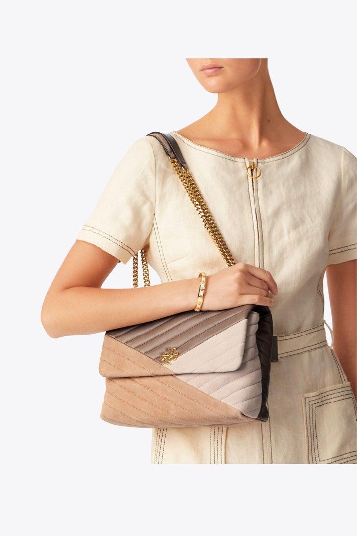 Tory burch kira chevron color sale block