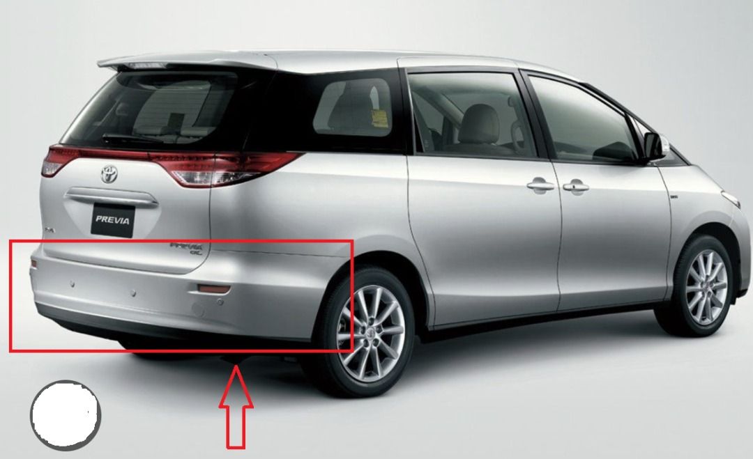 Toyota Estima / Previa rear Bumper, Car Accessories, Accessories on ...