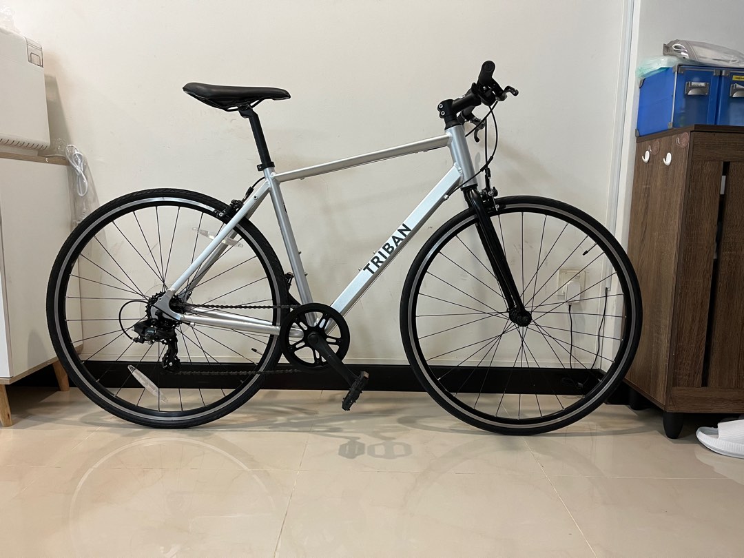 Triban flat bar 100 deals