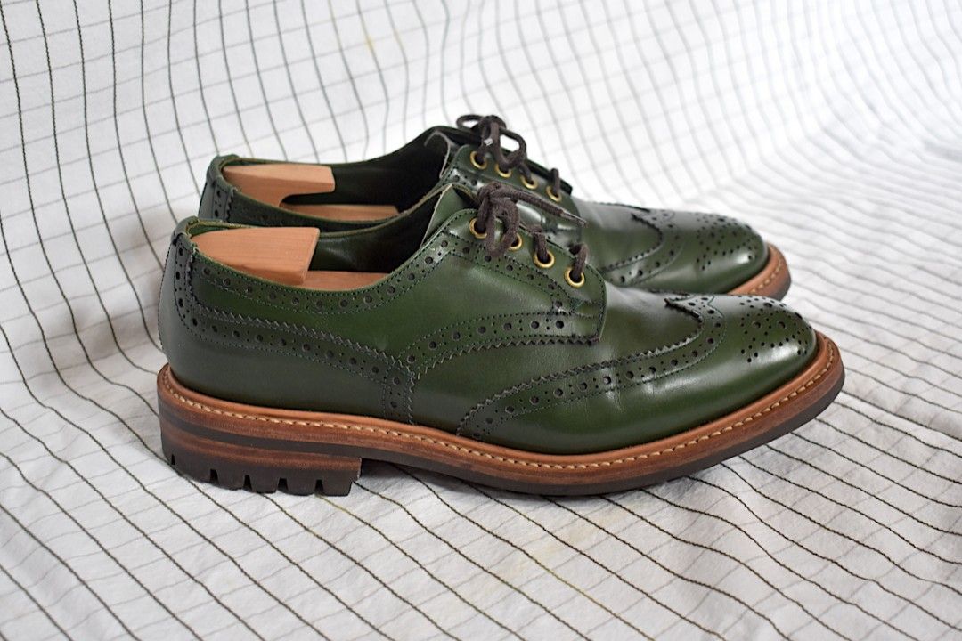 Tricker's green hotsell brogues