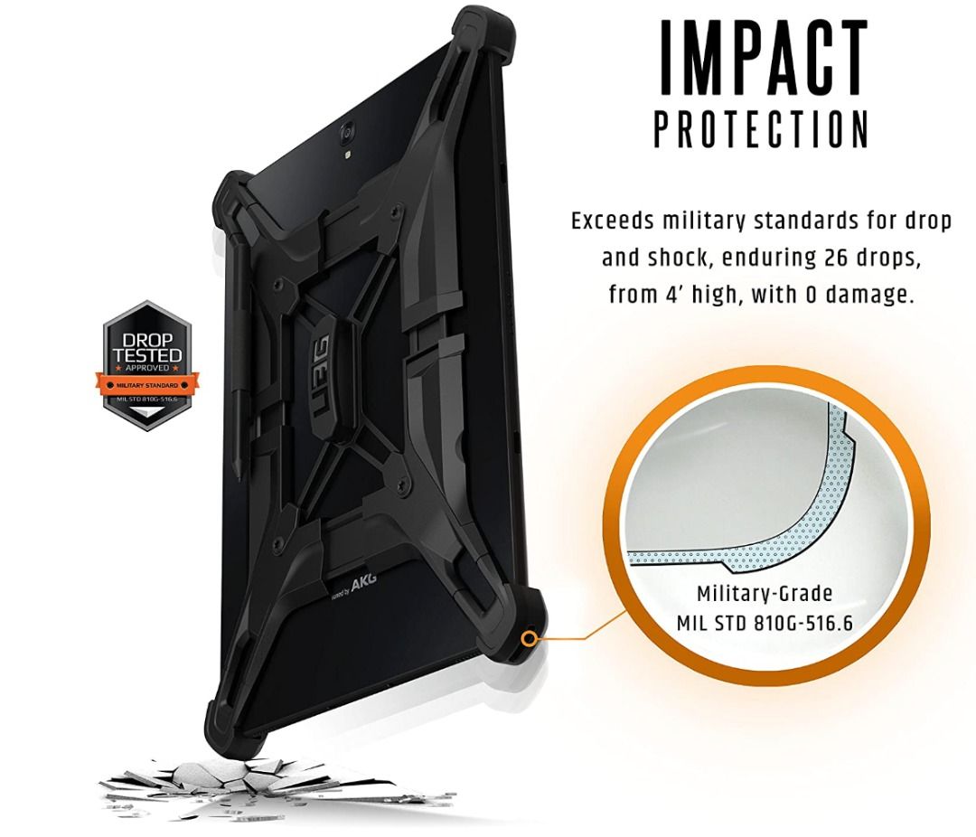 URBAN ARMOR GEAR [UAG] Rugged Exoskeleton Universal Android Tablet Case ...