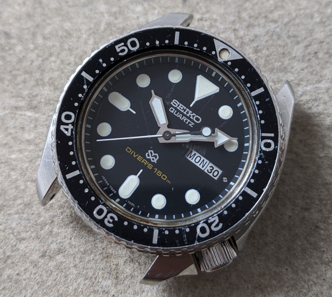 Used Seiko 7548 7009 Quartz SQ Diver