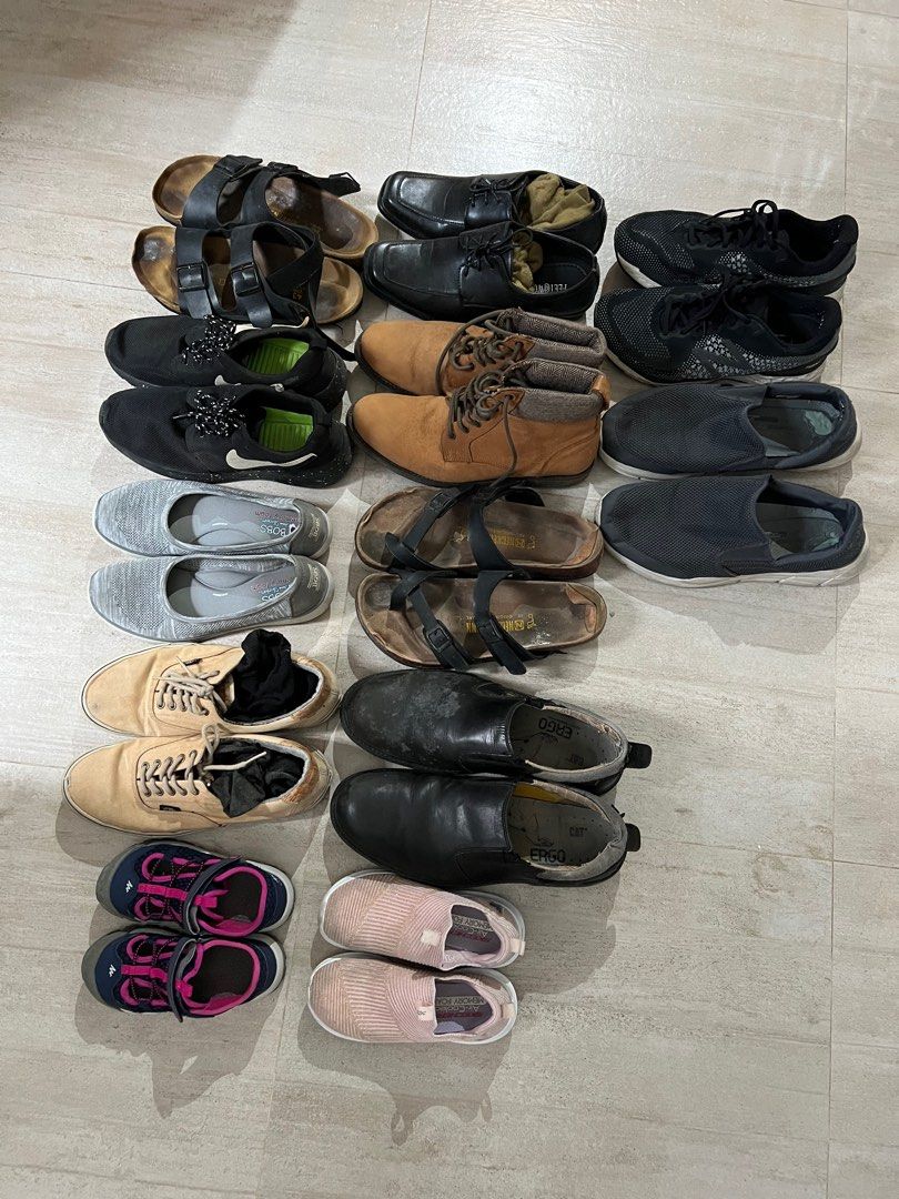 Used shoes some are still in good condition
