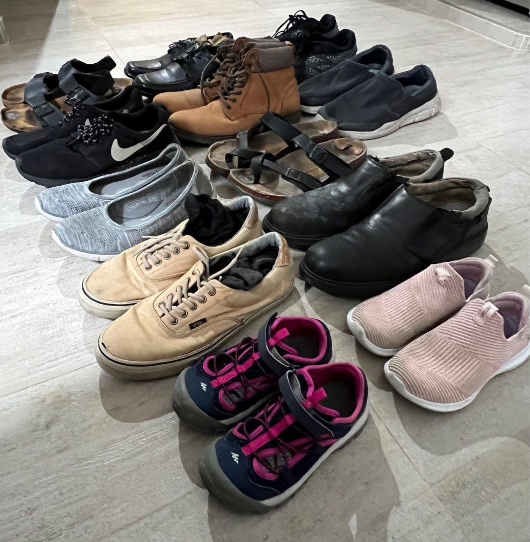 Used shoes some are still in good condition