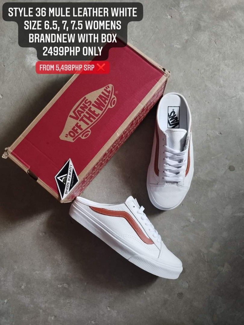 White vans mule clearance