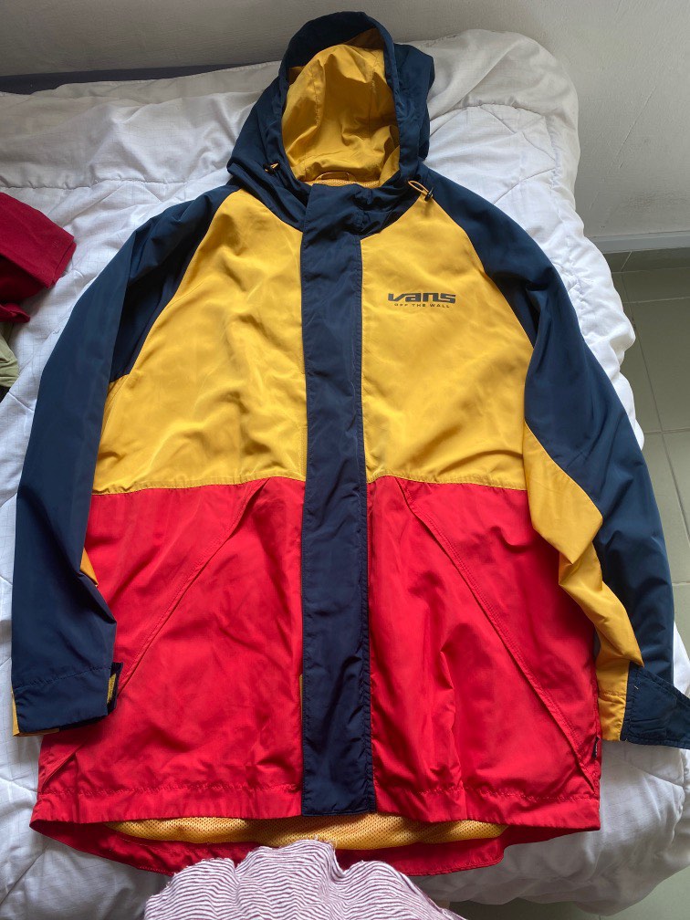 Red vans clearance windbreaker