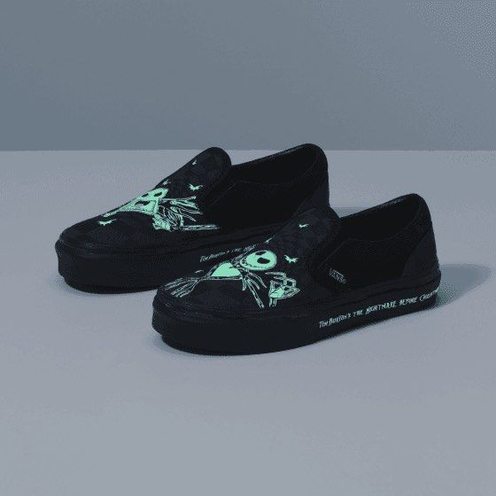 Nightmare before christmas glow in the dark vans Clearance