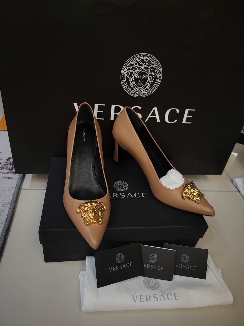 Versace Medusa leather pump Luxury Sneakers Footwear on Carousell