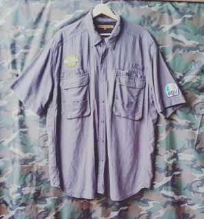Vintage AGV x Hollyhill Bikers Ckub tactical team Button shirt