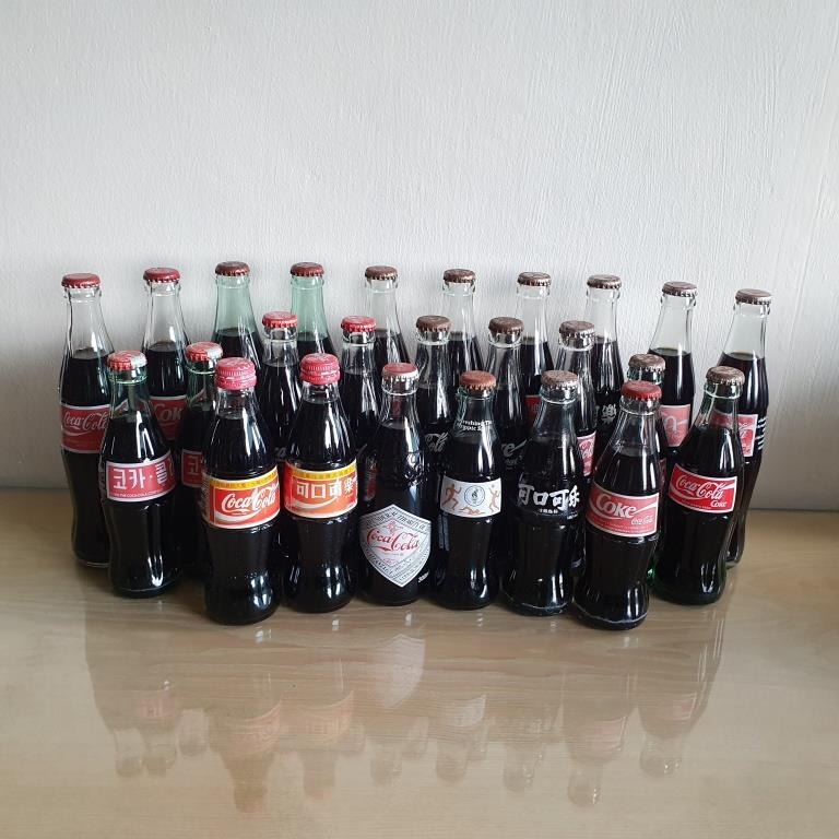 Vintage Classic Coke Bottles (Various Countries), Hobbies & Toys, Memorabilia & Collectibles