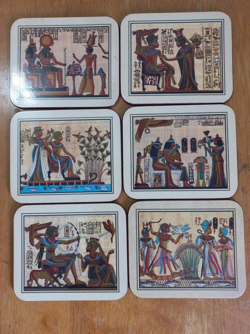 Vintage Jason Coasters Treasure of Egypt, Hobbies & Toys