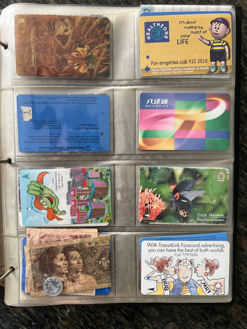 Vintage Phone Cards, Disney Sprint Cards, Transitlink Cards