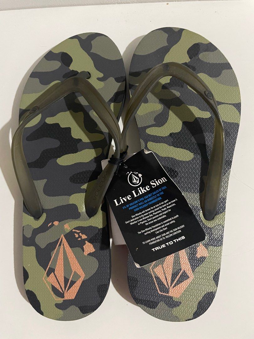 volcom slippers mens