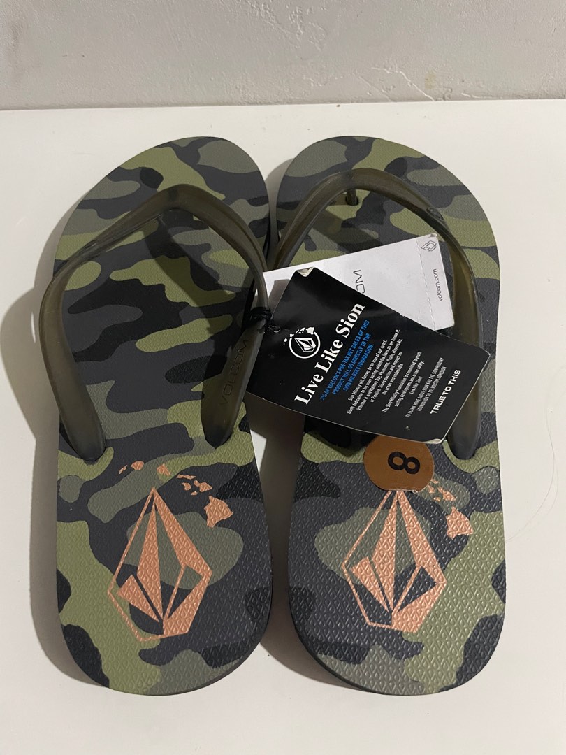 volcom slippers mens