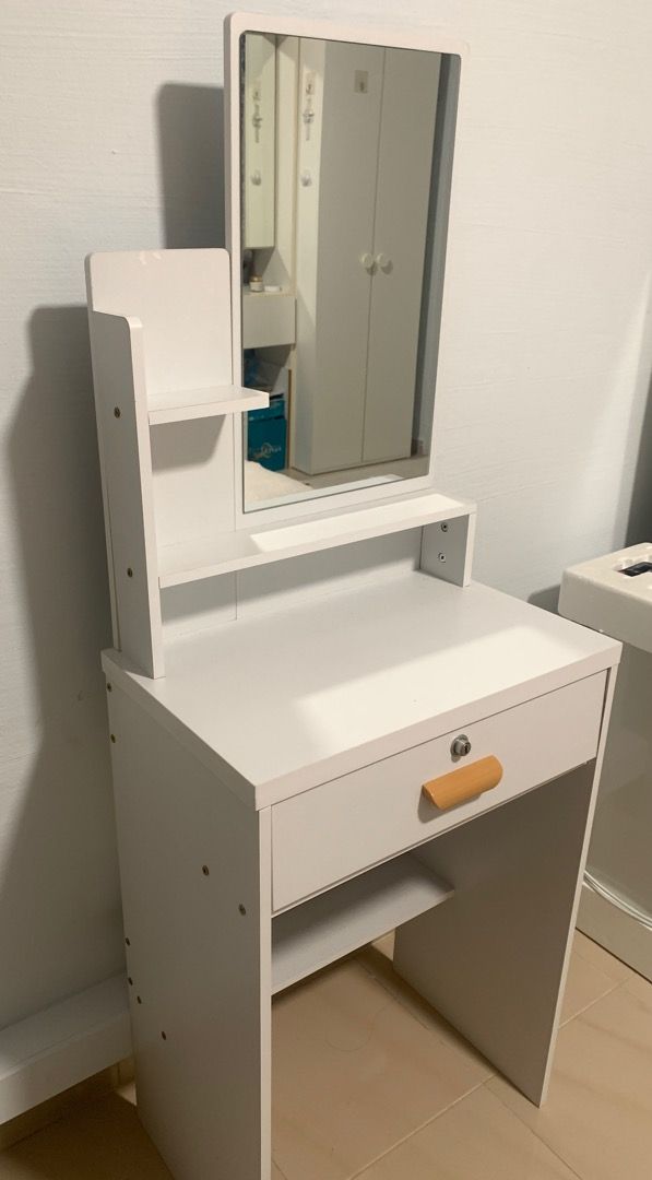 White Dressing Table for Sale (used less than 3 weeks), Furniture