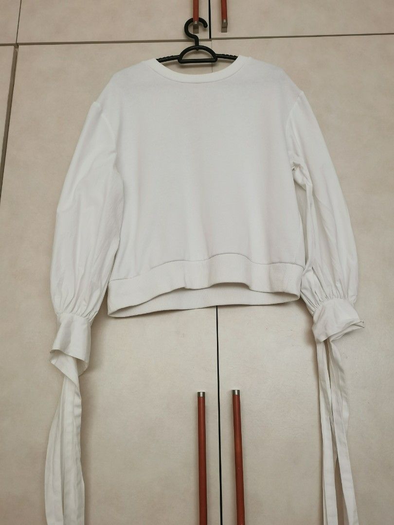 H&m puff sleeve online sweater