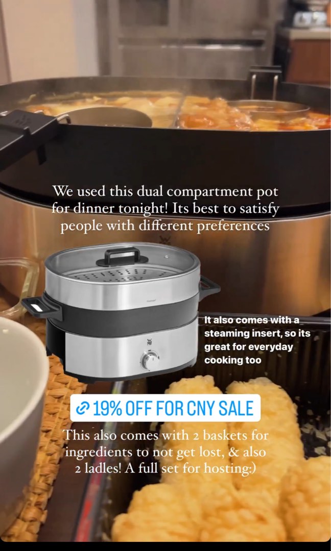 Wmf multifunctional top pressure cooker lono