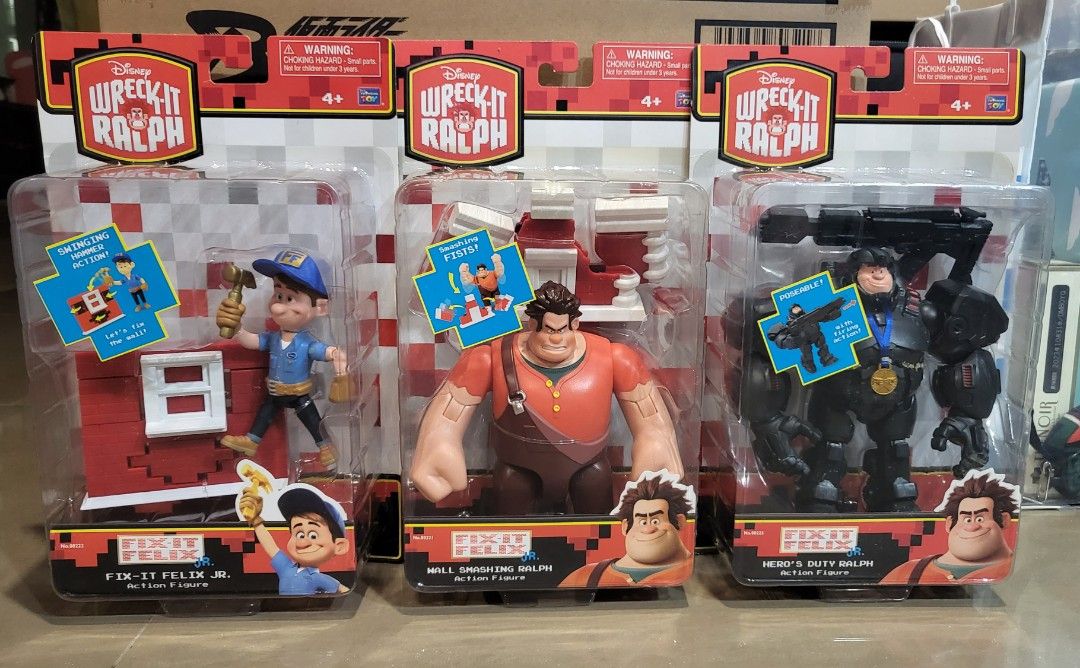 Wreck It Ralph Action Figures (Set of 3), Hobbies Toys, Toys