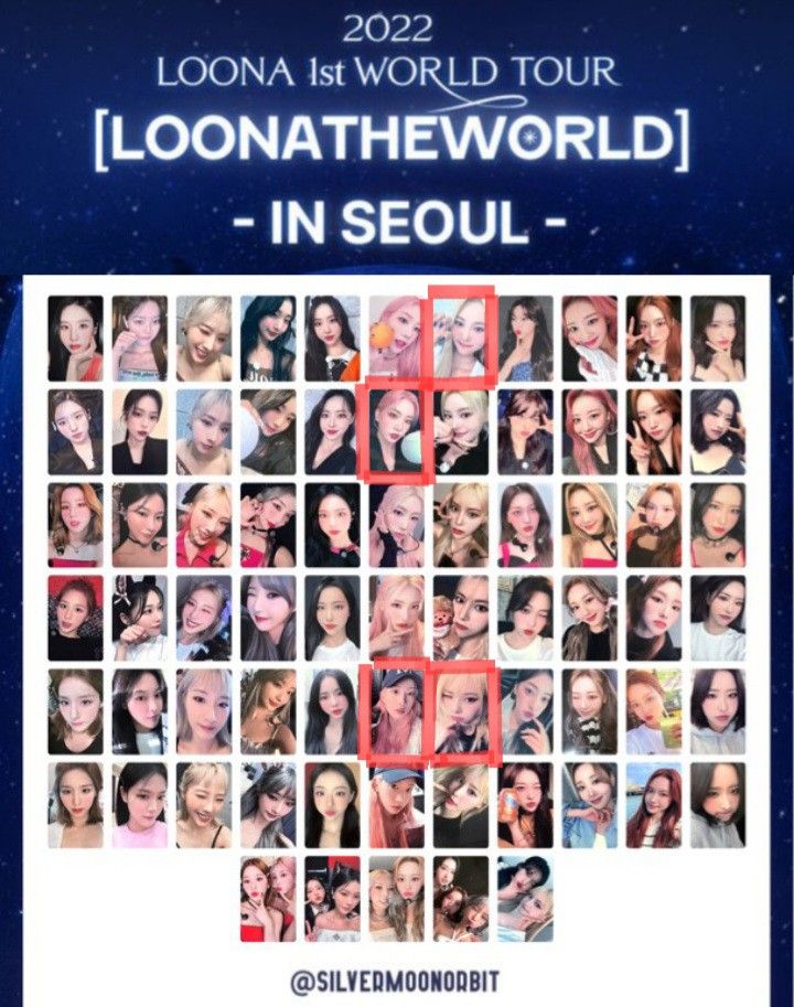 wtb/lfs] loona 2022 concert trading card pcs jinsoul kim lip