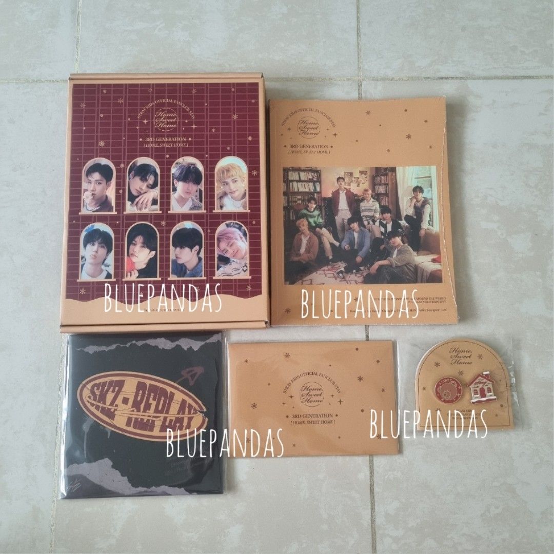 WTS Stray Kids stay 3rd gen fankit fanclub skz replay bang chan
