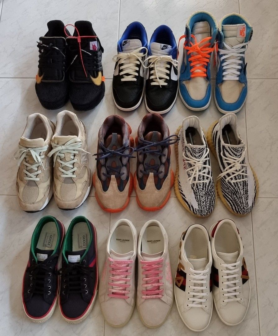 WTS used sneakers US11 EU43 Nike Jordan Yeezy Gucci YSL Men s Fashion Footwear Sneakers on Carousell